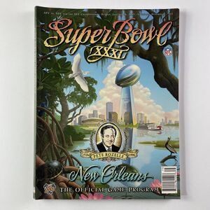 Super Bowl XXXI Program Green Bay Packers New England Patriots NFL 1997